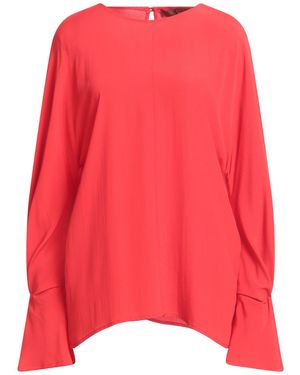 SIMONA CORSELLINI Top Acetate, Silk - Red