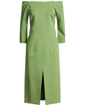 MEIMEIJ Midi Dress Viscose, Polyamide, Elastane - Green