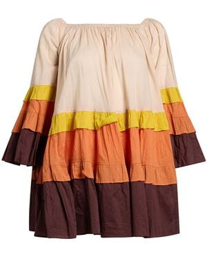 Twinset Mini Dress Cotton - White