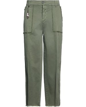 Saucony Military Trousers Cotton, Elastane - Green
