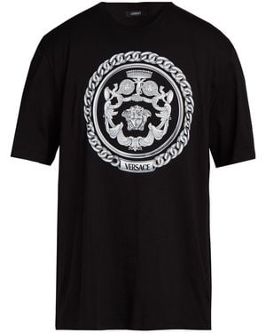 Versace T-Shirt Cotton - Black