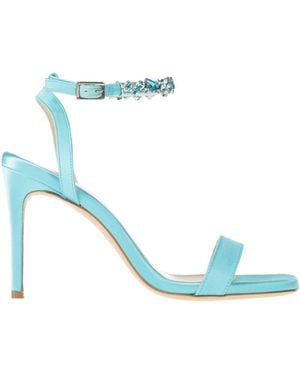 P.A.R.O.S.H. Sandals Viscose, Silk - Blue