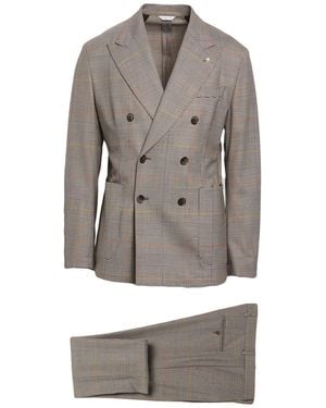 Manuel Ritz Suit Polyester, Wool, Elastane - Grey
