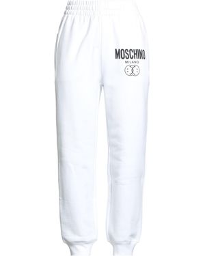 Moschino Couture X Smiley World Trousers Cotton - White