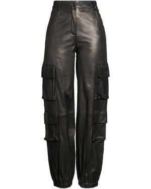 Giorgio Brato Pants Leather - Gray