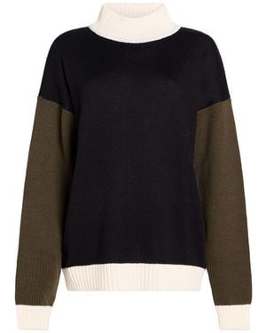 MOOD_ONE Turtleneck Wool, Acrylic - Black