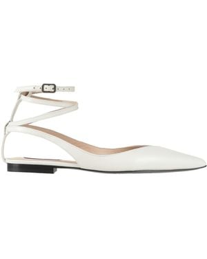 Patrizia Pepe Ballet Flats Soft Leather - White