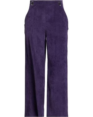 Diana Gallesi Dark Pants Polyester, Polyamide, Elastane - Blue