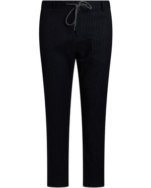 Tommy Hilfiger Midnight Trousers Cotton, Wool, Polyester, Elastane - Black