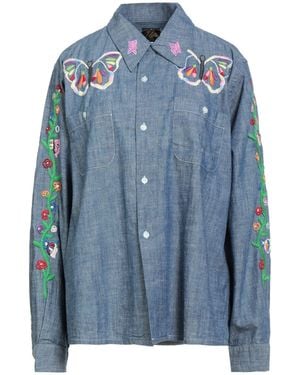 Needles Chemise En Jean - Bleu