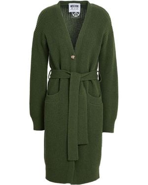 Moschino Military Cardigan Polyamide, Viscose, Wool, Cashmere - Green