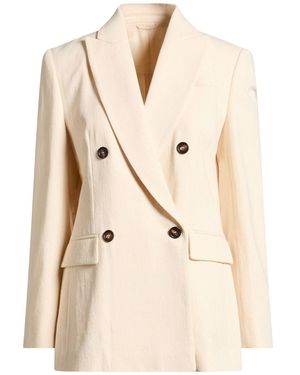 Brunello Cucinelli Blazer Cotton, Virgin Wool, Polyamide - Natural