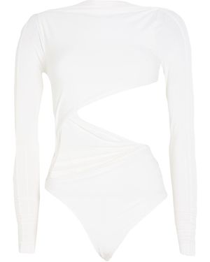 Jacquemus Bodysuit Polyamide, Elastane - White