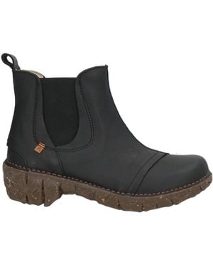 El Naturalista Ankle Boots - Black