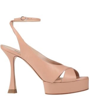 Casadei Blush Sandals Leather - Pink