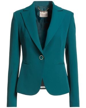 Rinascimento Blazer Polyester, Elastane - Green