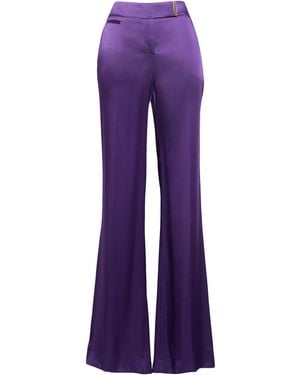Tom Ford Pants Acetate, Viscose - Purple