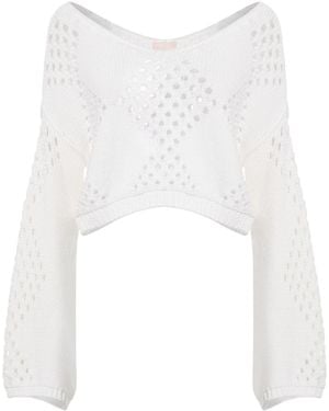 Liu Jo Sweater - White