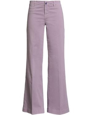 Jacob Cohen Mauve Pants Cotton, Elastane - Purple