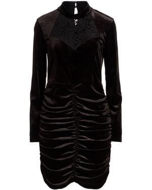 Dixie Mini Dress Polyester, Elastane - Black