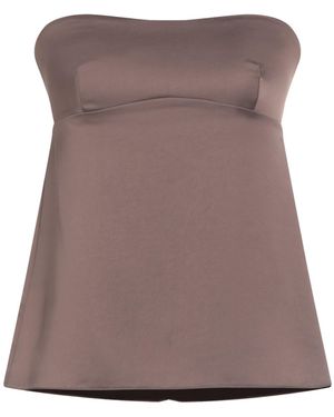 Patrizia Pepe Chocolate Top Polyester - Brown