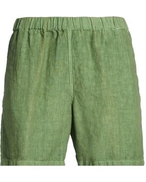 120% Lino Shorts & Bermuda Shorts - Green