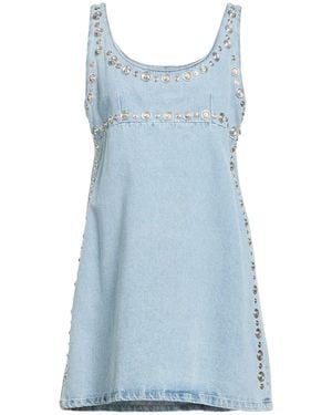 Coperni Mini Dress Cotton - Blue