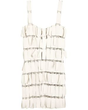 Rabanne Mini Dress Synthetic Fibres, Polyester, Brass - Natural