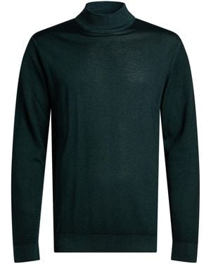 Daniele Fiesoli Dark Turtleneck Merino Wool - Green