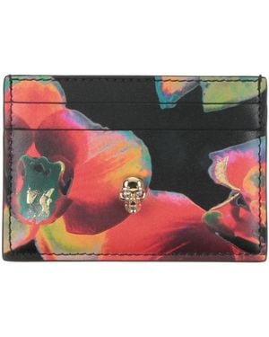 McQueen Cardholder Leather - Red