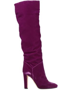 Alberta Ferretti Boot Textile Fibers - Purple