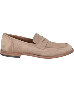 Pantanetti Taupe Loafers Leather - Grey