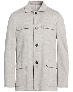 Harris Wharf London Jacket Cotton, Linen - Grey