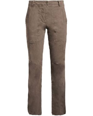 Masnada Military Pants Linen, Viscose, Elastane - Gray