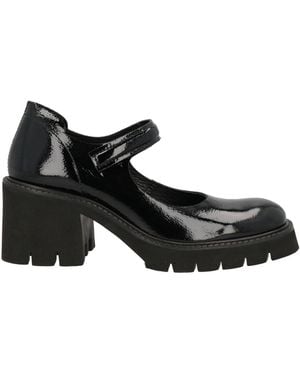 Pedro Garcia Court Shoes Leather - Black