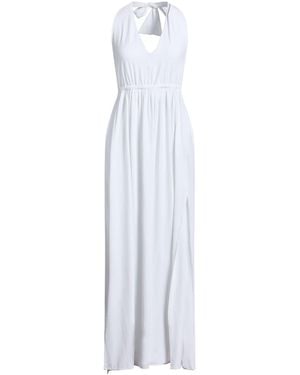 Fisico Maxi Dress Polyamide, Elastane - White