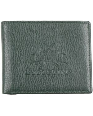 La Martina Wallet Calfskin - Green