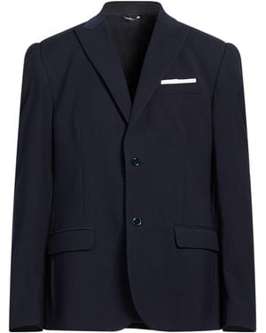 Daniele Alessandrini Blazer Polyester, Viscose, Elastane - Blue