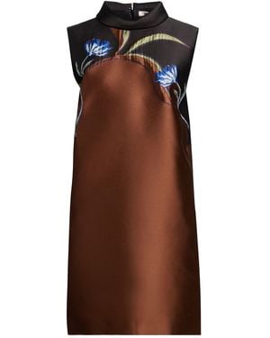Dorothee Schumacher Mini Dress Polyester, Polyamide - Brown