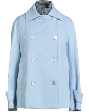 Moorer Sky Coat Virgin Wool, Polyamide - Blue