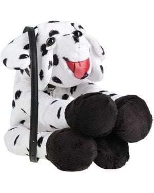 Moschino Couture -- Cross-Body Bag Textile Fibers - White