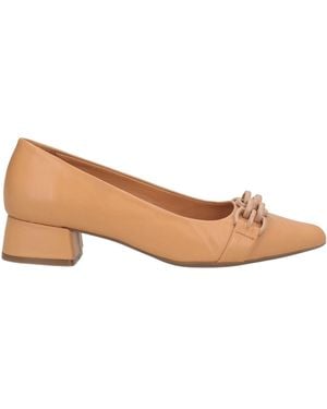 Epoche' Xi Camel Pumps Leather - Brown