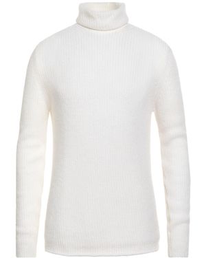 Vneck Turtleneck - White