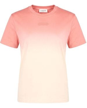Lanvin T-Shirt Cotton - Pink