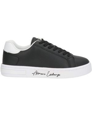 ARMANI EXCHANGE Sneakers Polyester, Polyurethane - Black