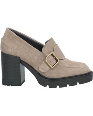 Janet & Janet Loafers Leather - Grey