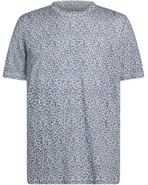 120% Lino Sky T-Shirt Linen - Blue