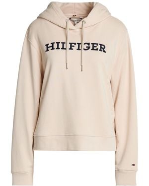 Tommy Hilfiger Cream Sweatshirt Cotton - Natural