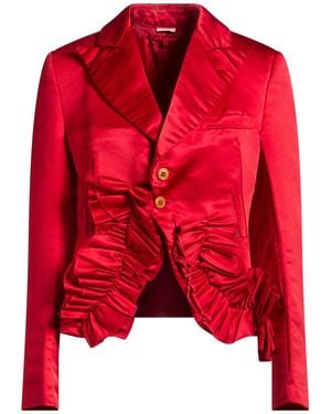 Comme des Garçons Blazer Polyester - Red