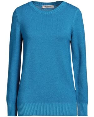 La Fileria Azure Jumper Virgin Wool - Blue